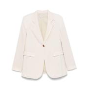 Wol Merin Meringa Blazer Jas Alysi , Beige , Dames