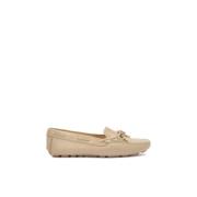 Leren mocassins met een band om de bovenkant Kazar , Beige , Dames