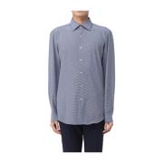 Stijlvol shirt van stretchmateriaal Boss , Blue , Heren