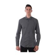 Basis Polo Kraag Shirt Daniele Alessandrini , Black , Heren