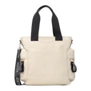 Dames beige en zwarte tas Kazar , Beige , Dames