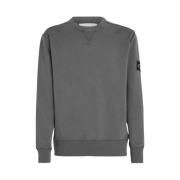 Stijlvolle Sweatshirt voor Mannen Calvin Klein , Gray , Heren