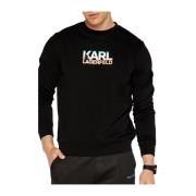 Zwarte Sweat Crewneck 705412-543910 Karl Lagerfeld , Black , Heren