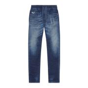 Denim Jeans Ss24 Herenmode Diesel , Blue , Heren