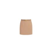 Rok met riem Elisabetta Franchi , Brown , Dames