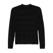 Round-neck Knitwear Emporio Armani , Black , Dames