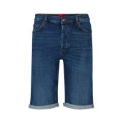 Stijlvolle Denim Jeans Hugo Boss , Blue , Heren