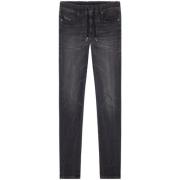 Zwarte Jeans voor Mannen Ss24 Diesel , Black , Heren