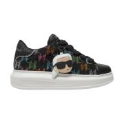 Zwarte Sneakers met Hanger Karl Lagerfeld , Multicolor , Dames