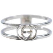 Pre-owned Silver rings Gucci Vintage , Gray , Dames