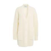 Witte Gebreide Kleding Aw24 Handwas Kaos , Beige , Dames