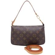 Pre-owned Canvas louis-vuitton-bags Louis Vuitton Vintage , Brown , Da...