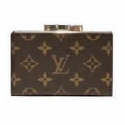 Pre-owned Canvas wallets Louis Vuitton Vintage , Brown , Dames