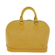 Pre-owned Leather louis-vuitton-bags Louis Vuitton Vintage , Yellow , ...