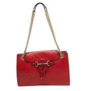 Pre-owned Leather gucci-bags Gucci Vintage , Red , Dames