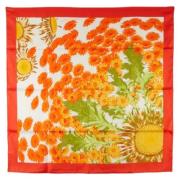 Pre-owned Canvas scarves Hermès Vintage , Multicolor , Dames