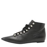 Pre-owned Leather boots Balenciaga Vintage , Black , Dames