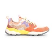 Beige Multicolor Sneakers Yamano Style Flower Mountain , Multicolor , ...