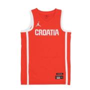 Kroatië Basketbal Tanktop Jordan , Red , Heren