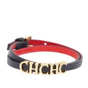 Pre-owned Leather bracelets Carolina Herrera Pre-owned , Black , Dames