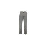 Wijde Fit Geplooide Chino Broek Ami Paris , Gray , Heren