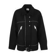 Light Jackets Khaite , Black , Dames