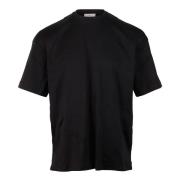 Interlock Supima Oversized T-Shirt Valenza , Black , Heren