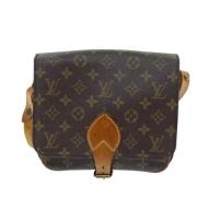 Pre-owned Canvas louis-vuitton-bags Louis Vuitton Vintage , Brown , Da...