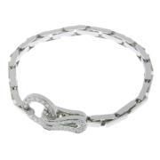 Pre-owned Metal bracelets Cartier Vintage , Gray , Dames