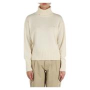 Merino Cashmere Coltrui Sun68 , Beige , Dames