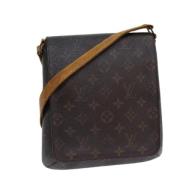 Pre-owned Canvas louis-vuitton-bags Louis Vuitton Vintage , Brown , Da...