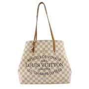 Pre-owned Canvas louis-vuitton-bags Louis Vuitton Vintage , White , Da...