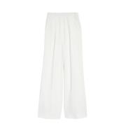 Wijde Broek Max Mara , White , Dames