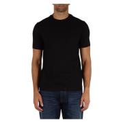 Katoenen Essential Logo T-shirt All Over Emporio Armani , Black , Here...