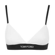 Witte Modal Signature Bra Tom Ford , White , Dames