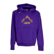 City Edition Lakers Hoodie Paars Nike , Purple , Heren