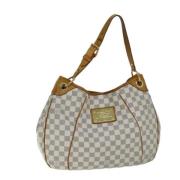 Pre-owned Canvas louis-vuitton-bags Louis Vuitton Vintage , White , Da...