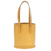 Pre-owned Leather louis-vuitton-bags Louis Vuitton Vintage , Yellow , ...