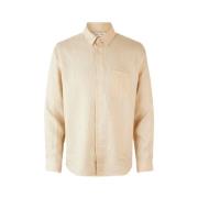 Casual overhemd Samsøe Samsøe , Beige , Heren