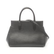 Pre-owned Leather louis-vuitton-bags Louis Vuitton Vintage , Black , D...