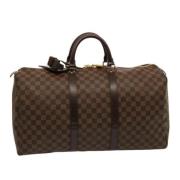 Pre-owned Canvas louis-vuitton-bags Louis Vuitton Vintage , Brown , Da...