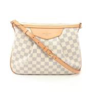 Pre-owned Leather louis-vuitton-bags Louis Vuitton Vintage , White , D...