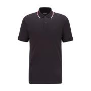 Gestreept Regular Fit Polo Shirt Hugo Boss , Black , Heren