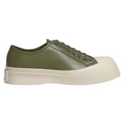 Leren Chunky Sole Sneakers Marni , Green , Heren