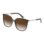 Modern Woman Sunglasses in Havana Azure Tiffany , Multicolor , Dames