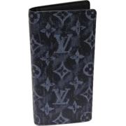 Pre-owned Canvas wallets Louis Vuitton Vintage , Black , Dames