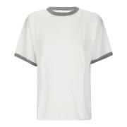 Katoen Kasjmier Mix T-Shirt Pak Extreme Cashmere , White , Dames