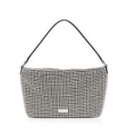 Zilveren Mesh Tas met Ritssluiting Self Portrait , Gray , Dames