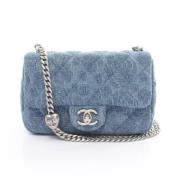 Pre-owned Denim chanel-bags Chanel Vintage , Blue , Dames