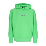 Grote Logo Lichtgewicht Hoodie Lime/Paars Disclaimer , Green , Heren